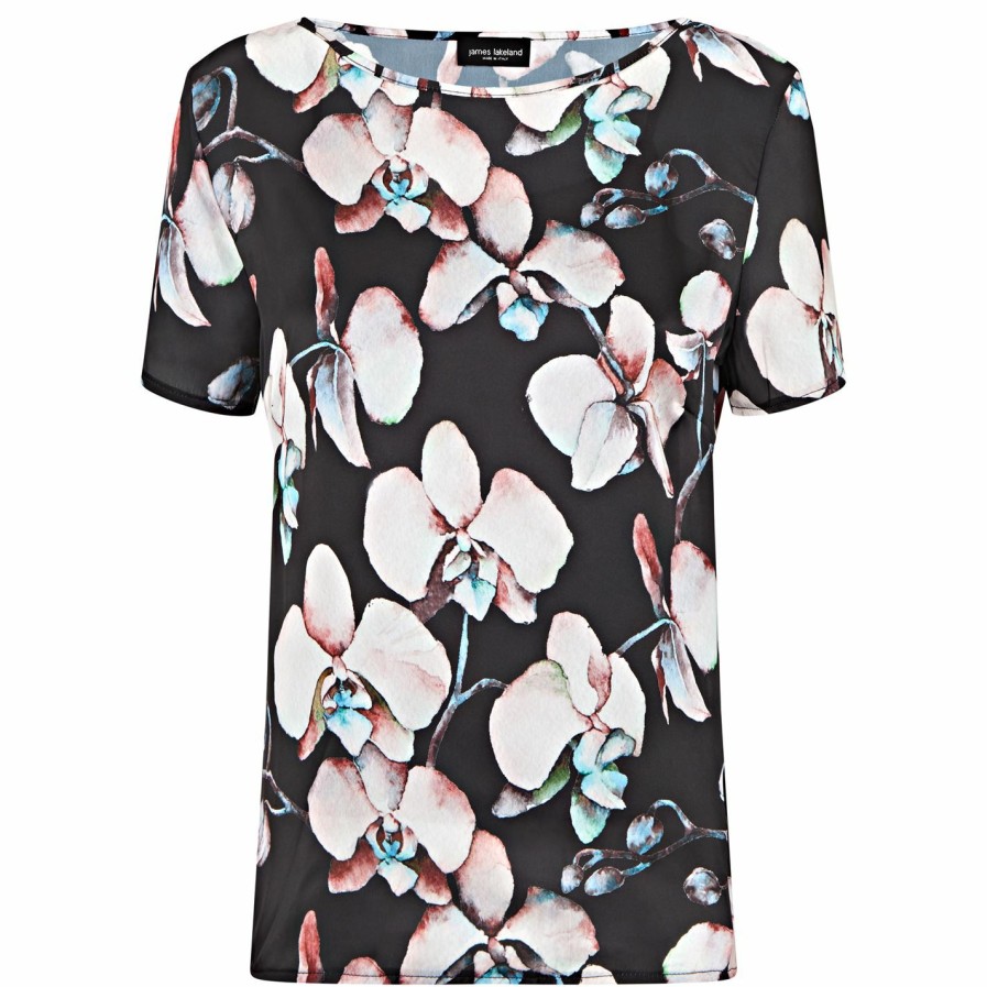 Hot * James Lakeland Floral Print Top