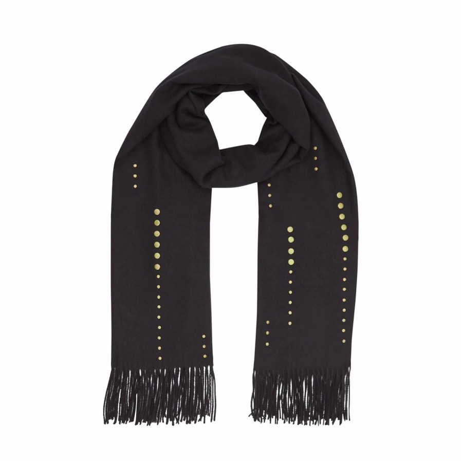 New * James Lakeland Stud Detail Scarf