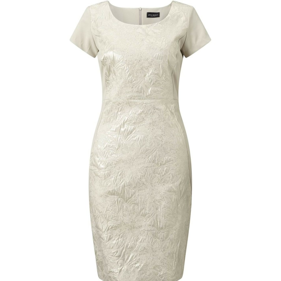 Clearance * James Lakeland Shimmer Jacquard Dress