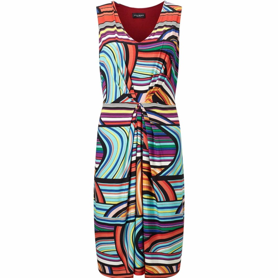 New * James Lakeland Stripe Print Dress