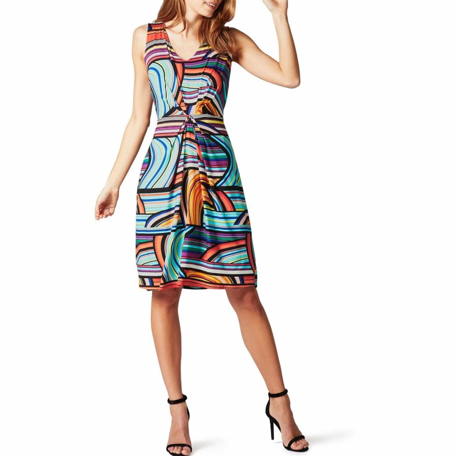 New * James Lakeland Stripe Print Dress